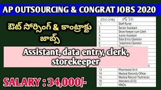 Ap outsourcing jobs notification 2020 | ap outsourcing jobs latest news