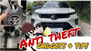 Противоугонные гаджеты и советы | Toyota Fortuner LTD 2021 года | Замок на центральную крышку | З...