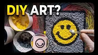Tissue paper mache art | Craft ideas | Easy painting ideas