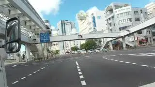 沖縄県_那覇市_ 泉崎交差点・ゆいレール（モノレール）・・・Yuirail・monorail・Naha・Okinawa(20250617)