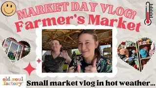 CROCHET AMIGURUMI FARMERS MARKET VLOG - HOW MUCH DID I MAKE ??
