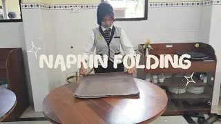 NAPKIN FOLDING✨
