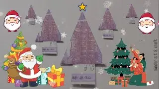MY MONEY CHRISTMAS TREE | NICE MONEY ORIGAMI GIFT IDEA | TUTORIAL DIY BY MANDAR ART & CRAFT