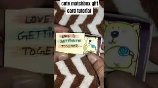 cute matchbox gift card tutorial #trendingshort #craftideas #matchboxcraft #diycardmaking #papercard
