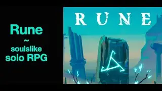 Rune soulslike solo RPG
