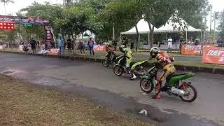 WOW!!! PERTARUNGAN SENGIT  KELAS MATIC 150CC OPEN RACE PANGANDARAN😱