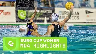 HIGHLIGHTS | Great Goals, Big Blocks and More! | Water Polo Euro Cup Women MD4
