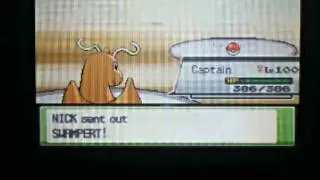 Pokemon DPPTHGSS Wifi Battle: Me(Captain) vs. NICK