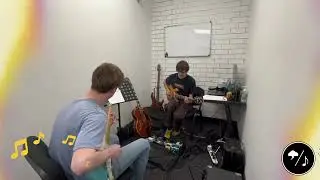 Check out Tom  and Joel  showing off their guitar skills! 🎸🔥