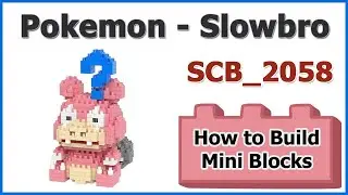 How to Build Mini Blocks Pokemon Slowbro SCB_2058 Review Instructions Specifications