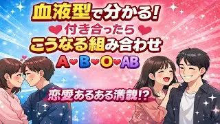 血液型で分かる！ 付き合ったらこうなる組み合わせ #shorts #short #ai