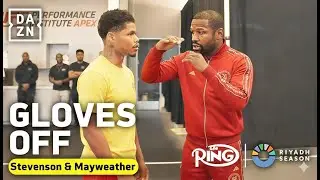 Why Floyd Mayweather Visited Shakur Stevenson Before Teofimo Lopez Fight
