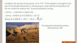 SED 541 Lapse Rate & Stability
