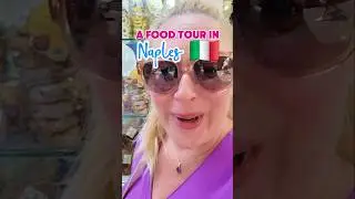 Exploring Naples Italy 🇮🇹  with a food walking tour #naplesitaly #foodtour