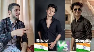 Riyaz Aly Vs Deepak joshi TikTok trending || Reaction on TikTok video