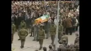 Bobby Sands Funeral Original Footage