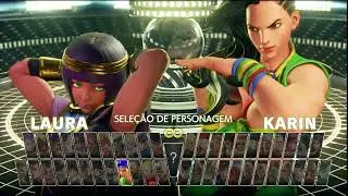 Street Fighter V Swaps - Menat as Laura and Laura as Karin