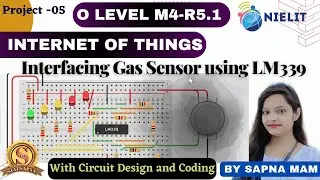How to make Gas Sensor Project using LM339 in Tinkercad #sapnamam #scitsapna #iot #tinkercad