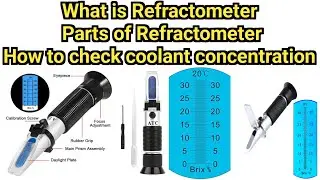 WHAT IS REFRACTOMETER || HOW TO WORK REFRACTOMETER || REFRACTOMETER PARTS AND WORKING IN HINDI