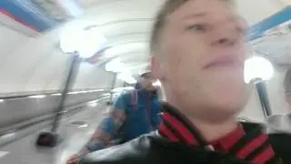 HHASL MC- Pash freestyle in Moscow subway