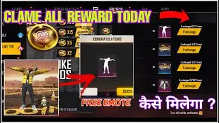 HOW TO CLAIM ALL FREE FFIC EVENT REWARD | FREE FIRE INDIA CHAMPIONSHIP 2020 | FREE EMOTE  CLAIM