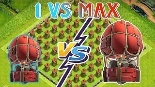 Stone Slammer Level - 1 Vs Max Challenge on 100 Archer
