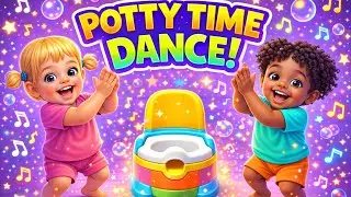 Potty Time Dance Song 💃 | Fun Potty Training Song for Toddlers | Kids Sing Along