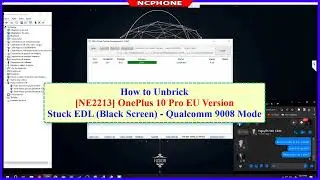 How to Unbrick OnePlus 10 Pro EU Version 9008 (NE2213) Stuck EDL (Black screen) - Qualcomm 9008 Mode