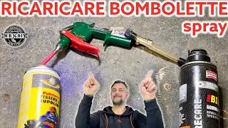 Come ricaricare una bomboletta spray scarica. Riempire una bomboletta fai da te, gratis facilmente