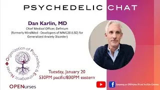 Dan Karlin  MD CMO Definium (formerly MindMed)  Developers of MM120 LSD for GAD and MDD