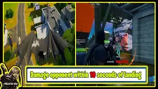 Damage opponent within 10 seconds of landing / Fortnite Challenges / Season 6 Chapter 2