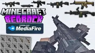 Minecraft PE 1.21+ Gun Mod | Working Guns