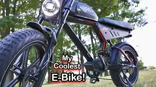 GForce ZM 750w E-bike Review! A Fast Fat Tire  Electric Bike!