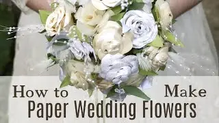 How to Make Paper Wedding Flowers!