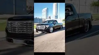 Dropped GMC Denali🔥#trending #trendingshorts #cartok #chevy #gmc #trucks #truck #loweredtrucks