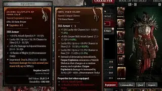 Diablo 4 Howl From Below unique gloves