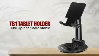 WeCool Rotatable and Foldable Table top Mobile Stand with Stable Metalic Round Base
