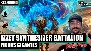 ARTEFATOS FORA DE CONTROLE   - Izzet Skitterbeam Simulacrum Synthesizer - MTG Arena-Standard OTJ