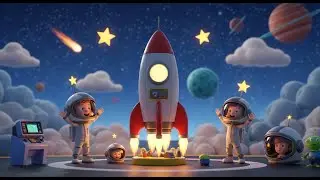 I&rsquo;m a Little Rocketship | Fun Space Nursery Rhyme for Kids | Toddler Songs & Kids Songs