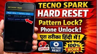 📱 Tecno Spark Hard Reset & Google Bypass Bypass 😱 | 100% Working #views_viral_video_subscribers_grow