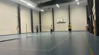 Badminton game in Finland#gameplay #badminton #viral #support 
