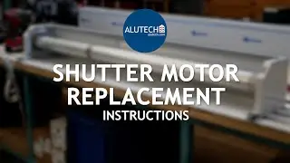 Removing your shutter motor for maintenance - Alutech United