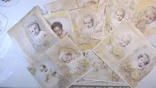 Yellow Baby Vintage 36 Sheets Junk Journal Kit #modernistaprintshop #cardmaking #junkjournal #album