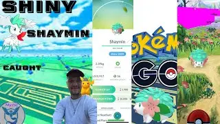 Shiny Shymin Encounter and Catch in Pokemon Go!