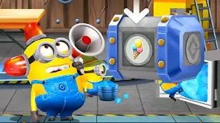 Minion rush Special Mission German Ice-Tober Stage 1 reward Unboxing with Bee-do Minion