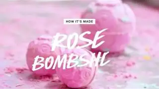 How It's Made: Rose Bombshell Bath Bomb