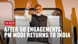 PM Modi returns to India after over 50 engagements and three countries | Zee News English