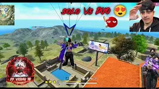 SCAR+ UMP JOD COMBO SE SOLO Vs DUO gameplay TOP 2 ON #freefire #totalgaming #ffvishu18