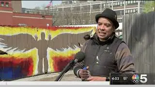 Former Art Teacher Paints Mural of Adam Toledo in Little Village | NBC Chicago