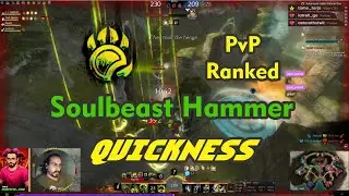 Soulbeast Power Hammer Maces Quickness PvP Ranked - Guild Wars 2